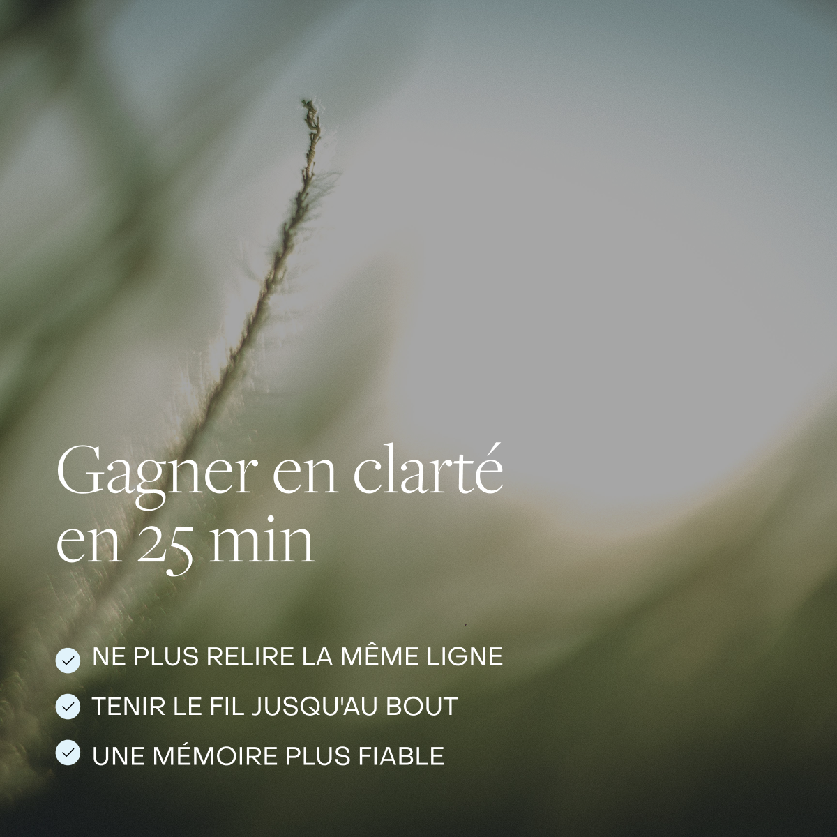 Retrouver sa concentration et sa mémoire – Hypnose guidée 26 min