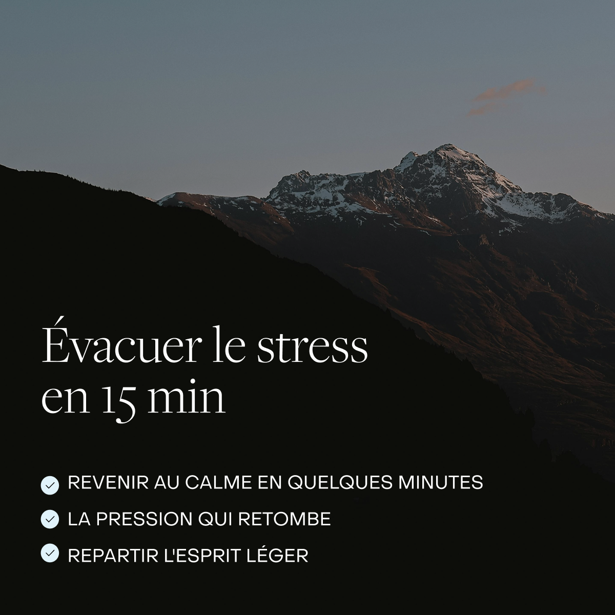 Évacuer le stress – Rituel express 15 min